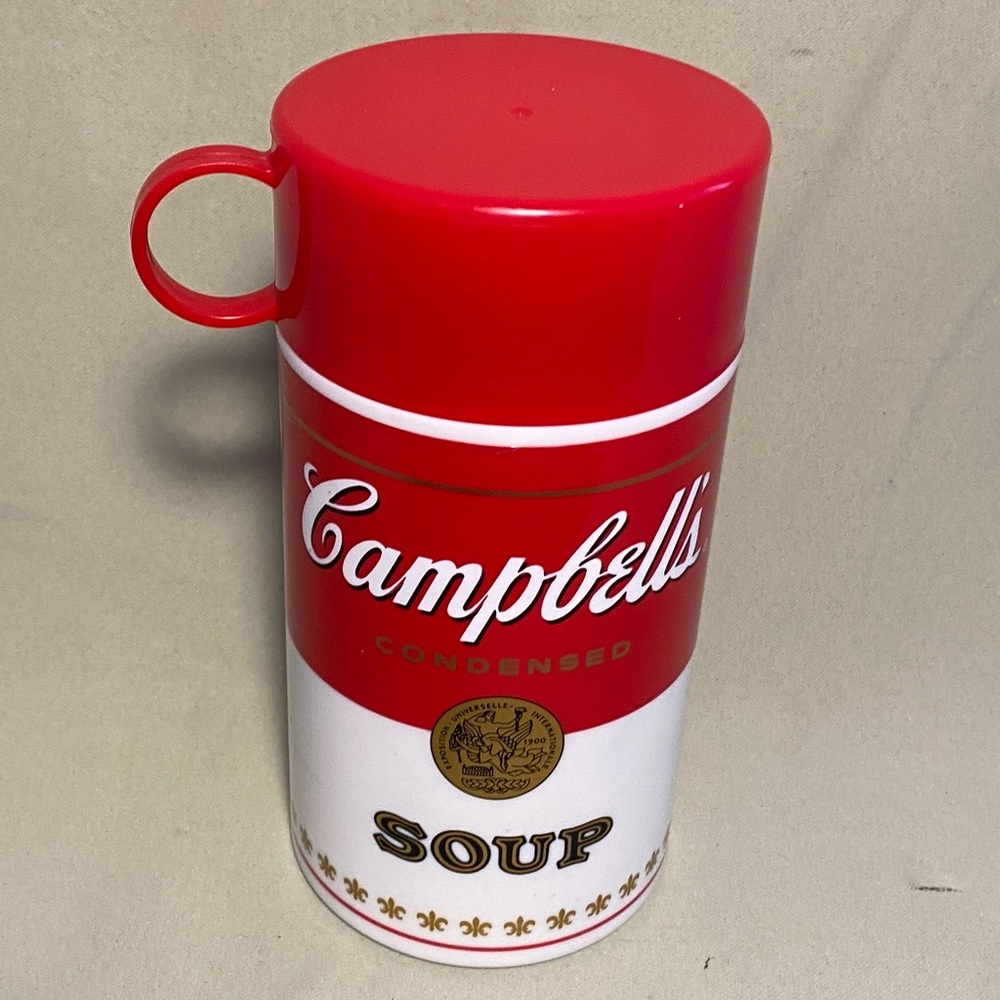 Vintage 1998 Campbell’s Soup Thermos Hot/Cold 11.5 oz with lid NWT